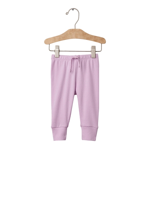 

GAP Baby Girls' Lavender Dotty Band Pants