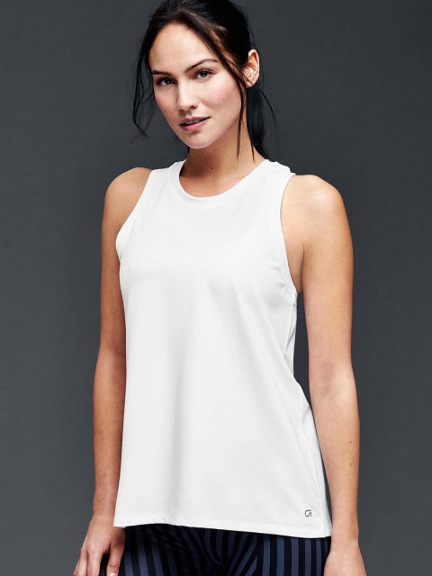 

GAP Women Gapfit Breathe Tie-Back Top, White