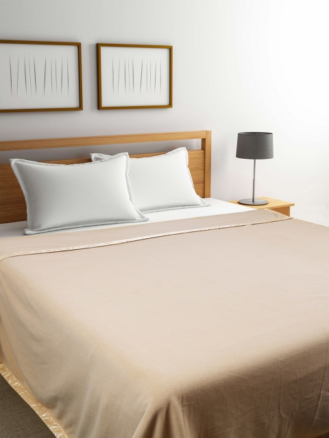 

Raymond Home Brown Solid Mild Winter 300 GSM Double Bed Blanket