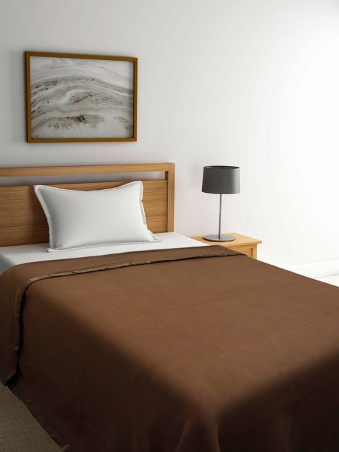 

Raymond Home Brown Solid AC Room 300 GSM Single Bed Blanket