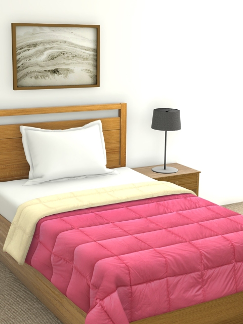 

Raymond Home Pink Solid Mild Winter 110 GSM Single Bed Quilt