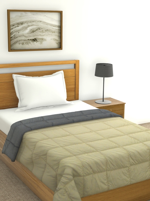 

Raymond Home Beige Solid Mild Winter 110 GSM Single Bed Quilt