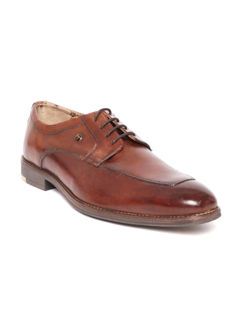 

Van Heusen Men Brown Leather Formal Derbys