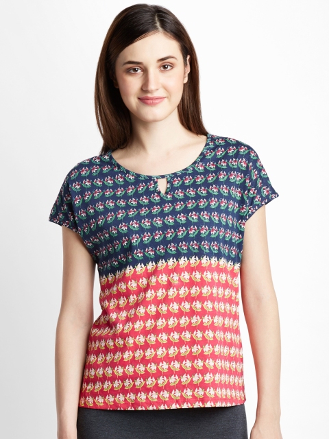 

Ajile by Pantaloons Women Pink Printed Top