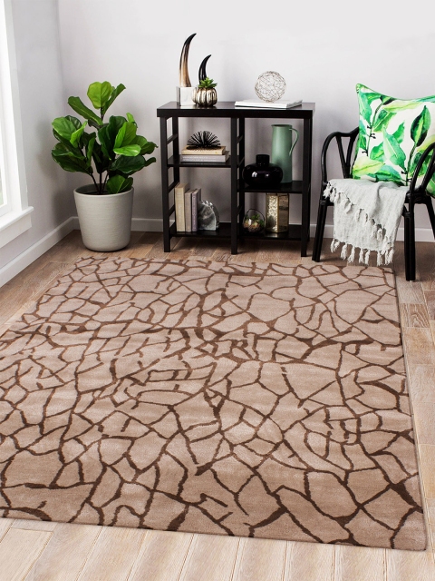 

Story@home Brown Geometric Carpet