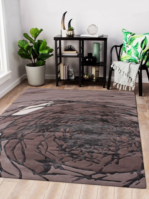

Story@home Black & Brown Printed Carpet