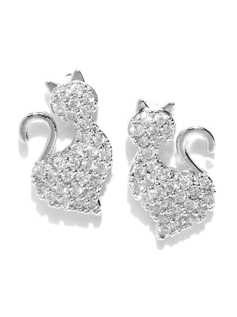 

PRITA Silver-Plated Handcrafted Animal Shaped Studs