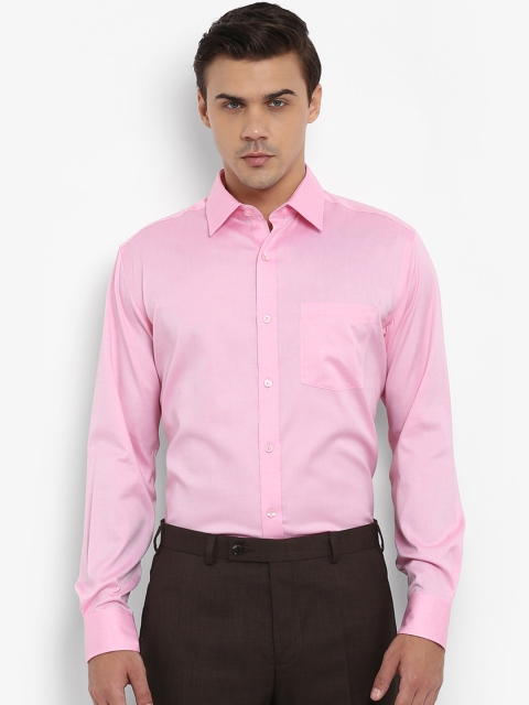

Park Avenue Men Pink Regular Fit Solid Formal Shirt