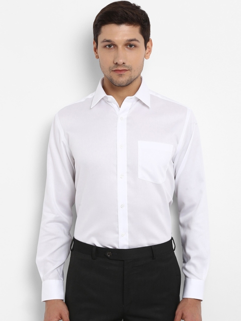 

Park Avenue Men White Regular Fit Solid Formal Shirt