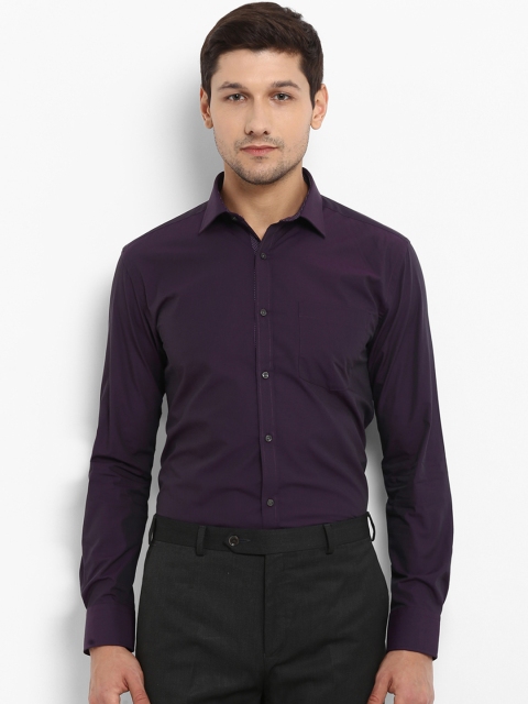 

Park Avenue Men Purple Slim Fit Solid Formal Shirt