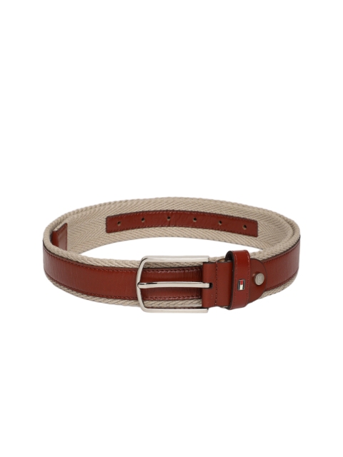 

Tommy Hilfiger Men Beige & Brown Solid Belt