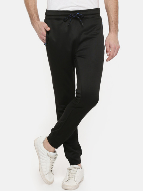 

Ajile by Pantaloons Men Black Slim Fit Solid Joggers