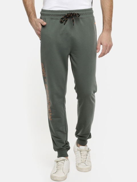 

Ajile by Pantaloons Men Green Slim Fit Solid Joggers
