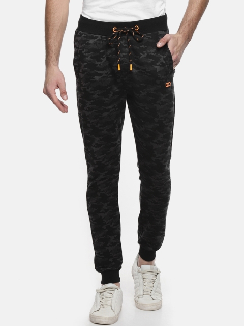

Ajile by Pantaloons Men Black Slim Fit Printed Joggers