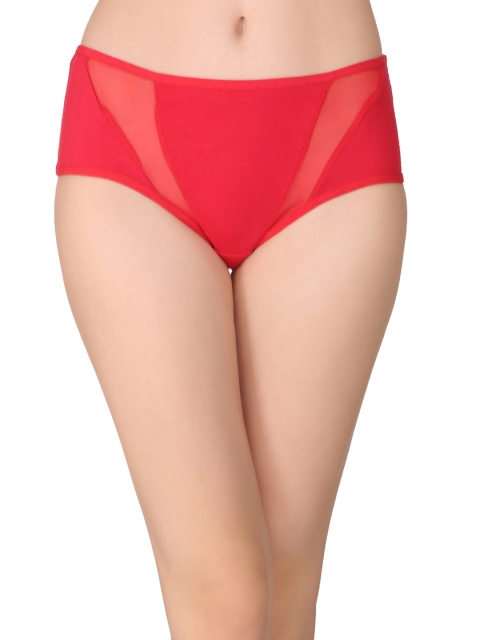 

Clovia Women Red Solid Hipster Brief PN2087P043XL