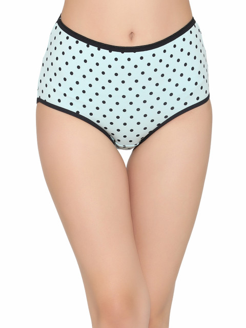 

Clovia Women Blue & Black Polka-Dot Print Hipster Briefs PN2692P13