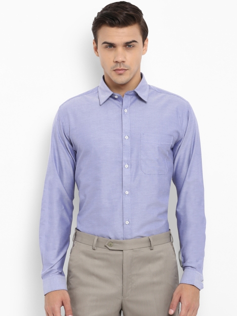 

Next Look Men Blue Regular Fit Solid Casual Shirt