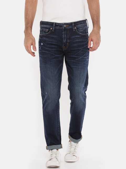

AMERICAN EAGLE OUTFITTERS Men Blue Slim Fit Mid-Rise Mildly Distressed Stretchable Jeans
