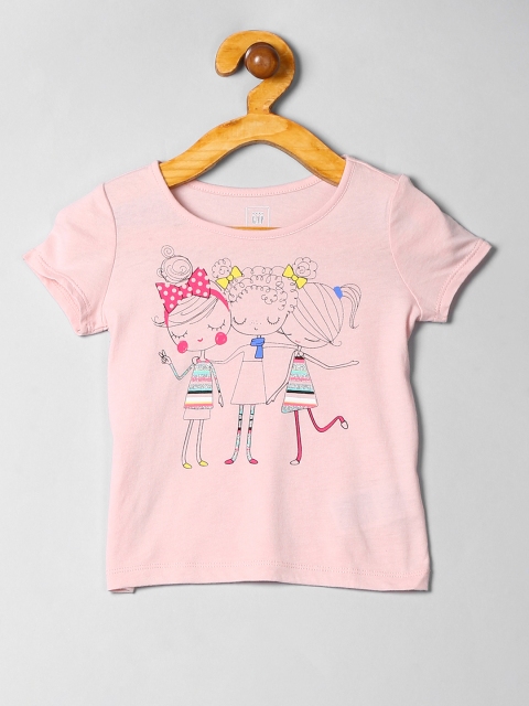 

GAP Baby Girls Pink Graphic Printed Tee