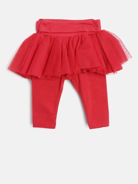 

GAP Girls' Red Solid Tulle Skirt Legging Duo