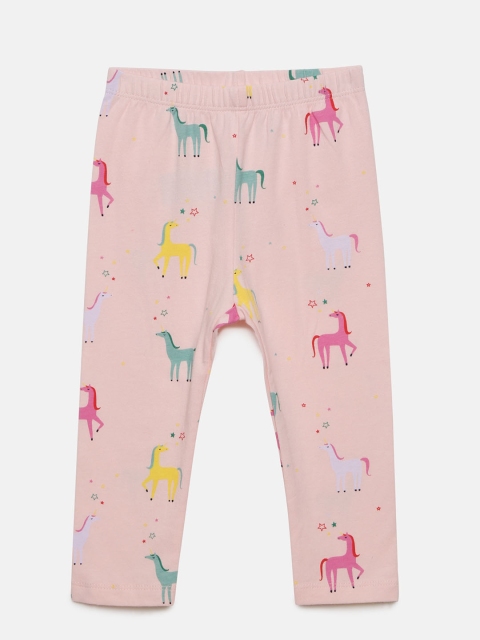 

GAP Baby Girls' Printed Leggings, Pink