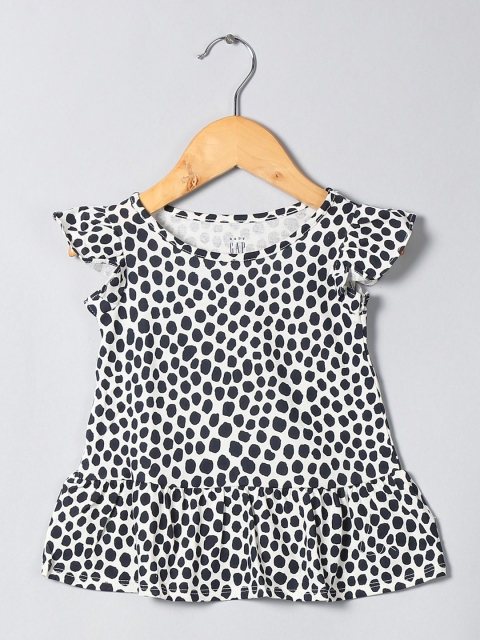 

GAP Girls Multi-Colored Print Peplum T-Shirt