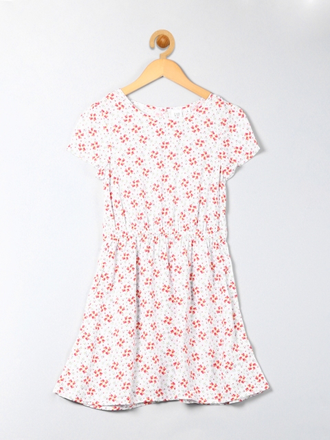 

GAP Girls Blue Print Cinched Waist Dress