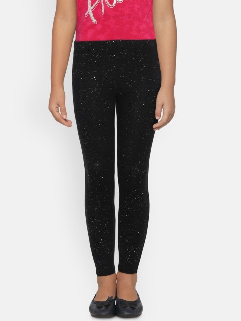 

GAP Girls' Black Sparkle Leggings in Stretch Jersey