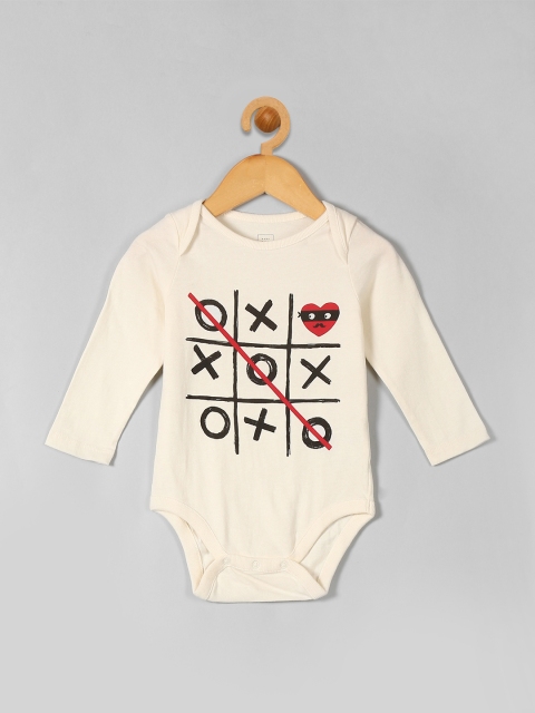 

GAP Boys White Love Graphic Long Sleeve Bodysuit