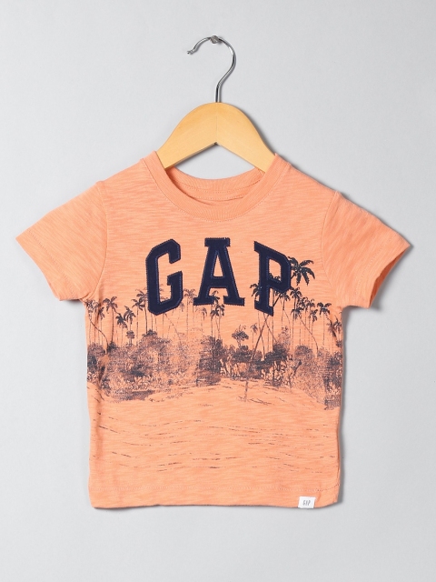 

GAP Boys Orange Logo Graphic T-Shirt