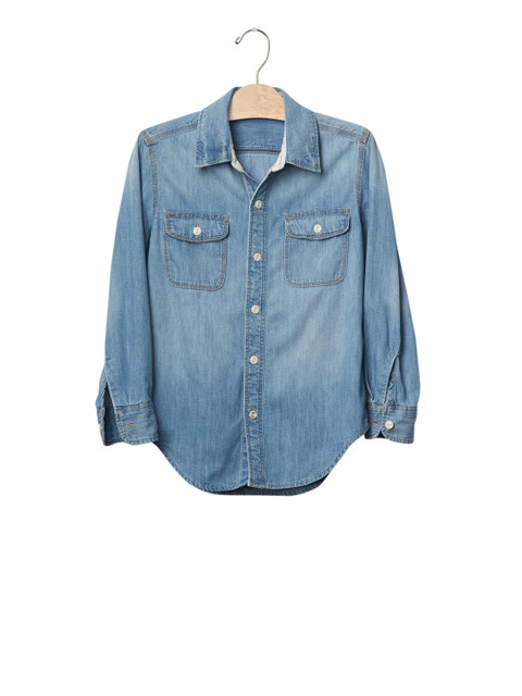 

GAP Boys Blue Boys 1969 Denim Shirt