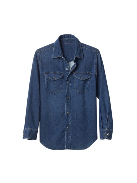 

GAP Boys Blue 1969 Supersoft Denim Western Shirt