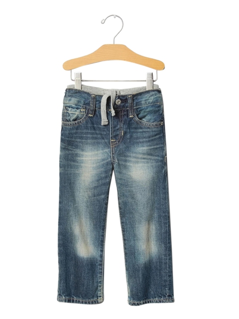 

GAP Boys Blue Regular Fit Mid-Rise Clean Look Jeans