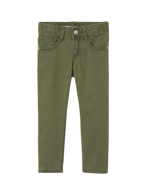 

GAP Boys Olive Green Slim Fit Mid-Rise Clean Look Stretchable Jeans