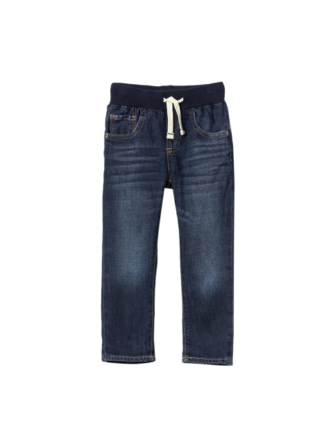 

GAP Boys Navy Blue Slim Fit Mid-Rise Clean Look Stretchable Jeans