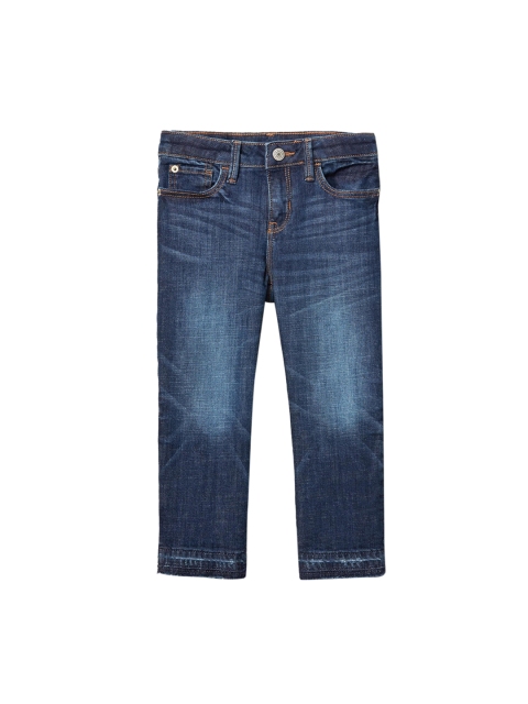 

GAP Girls Navy Blue Stretch Straight Crop Jeans