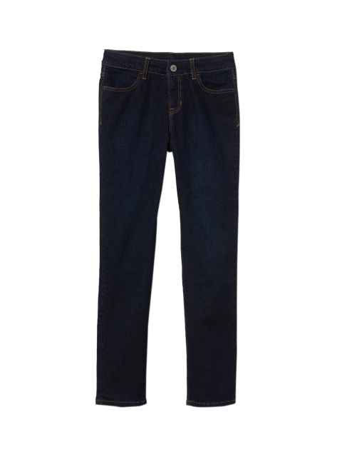 

GAP Girls Navy Blue Mid Rise Straight Jeans