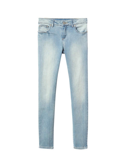

GAP Girls Blue Super Skinny Fit Mid-Rise Clean Look Jeans