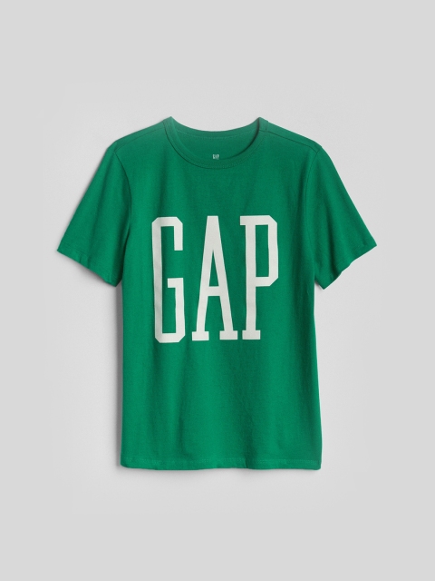 

GAP Boys Green Logo Graphic T-Shirt