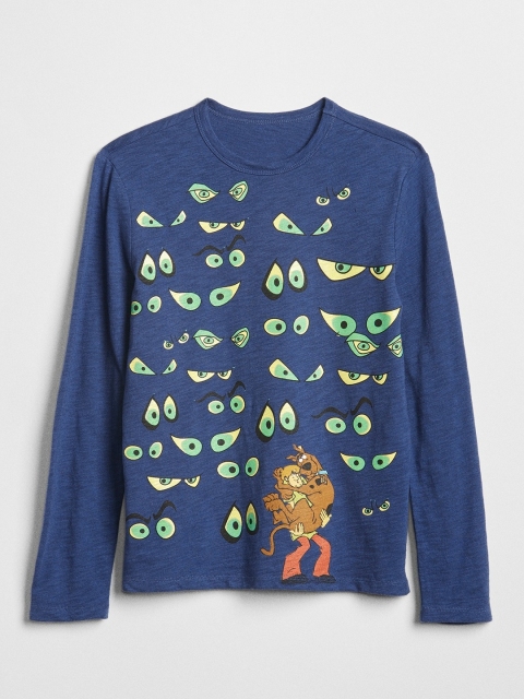 

GAP Boys Blue Graphic Printed T-Shirt