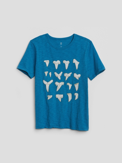 

GAP Boys Black Graphic Short Sleeve T-Shirt