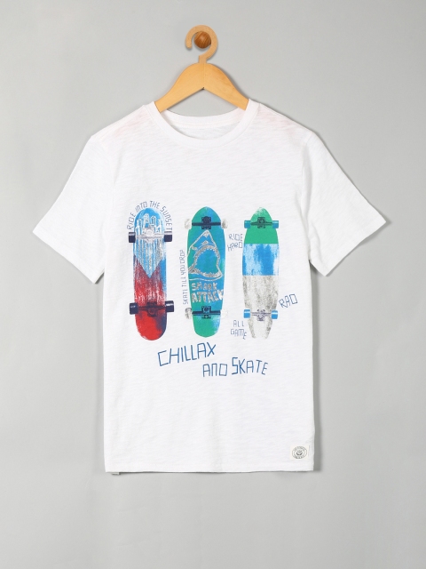 

GAP Boys White Graphic T-Shirt