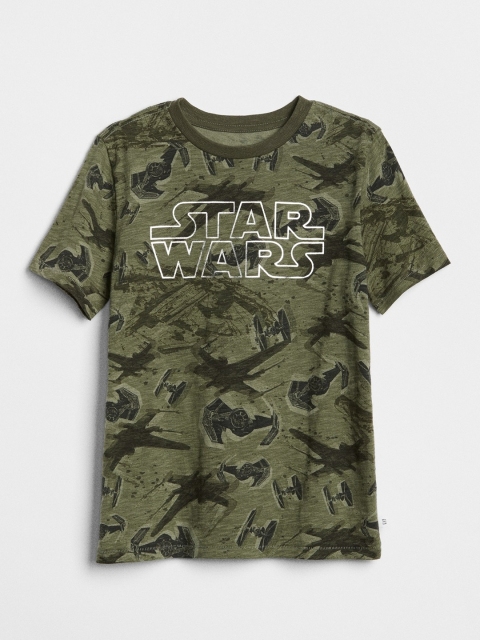 

GAP Boys Olive Green Star Wars T-Shirt