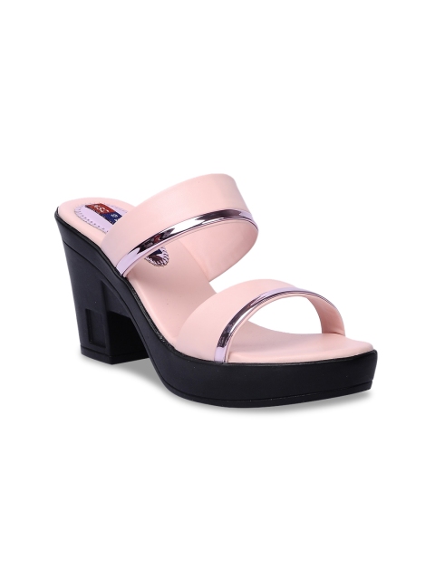 

MSC Women Pink Solid Platforms