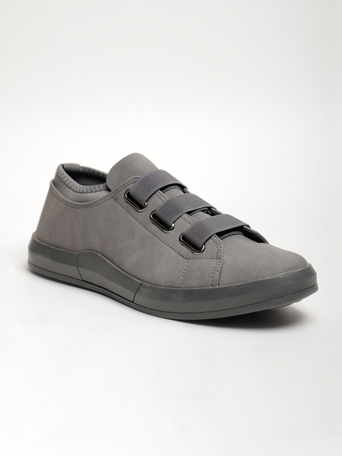 

LOCOMOTIVE Men Grey Slip-On Sneakers