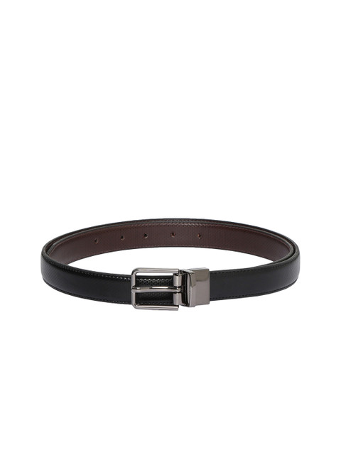 

CRUSSET Women Black & Brown Solid Reversible Belt