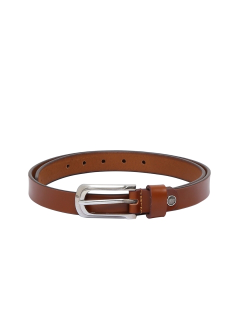 

CRUSSET Women Tan Brown Solid Leather Belt