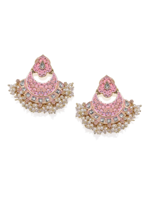 

Spargz Gold-Plated & Pink Classic Drop Earrings