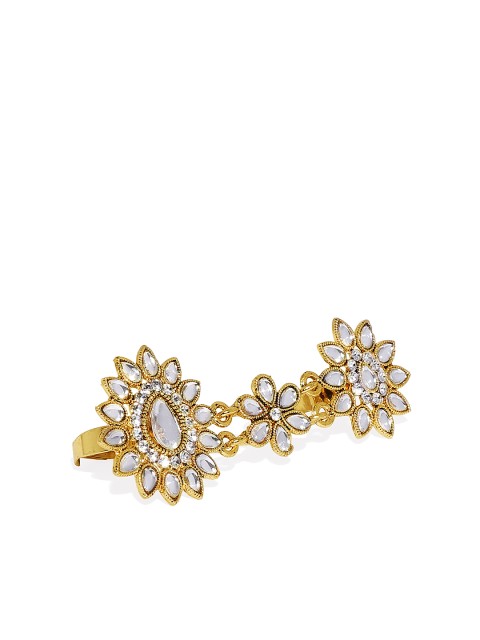 

Spargz Gold-Plated Two-Finger Ring