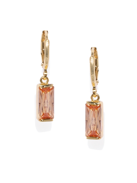 

Spargz Gold-Toned Geometric Drop Earrings